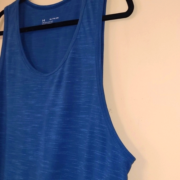 Under Armour Heat Gear, Men's Tank, XXL loose, Blue - Picture 7 of 12